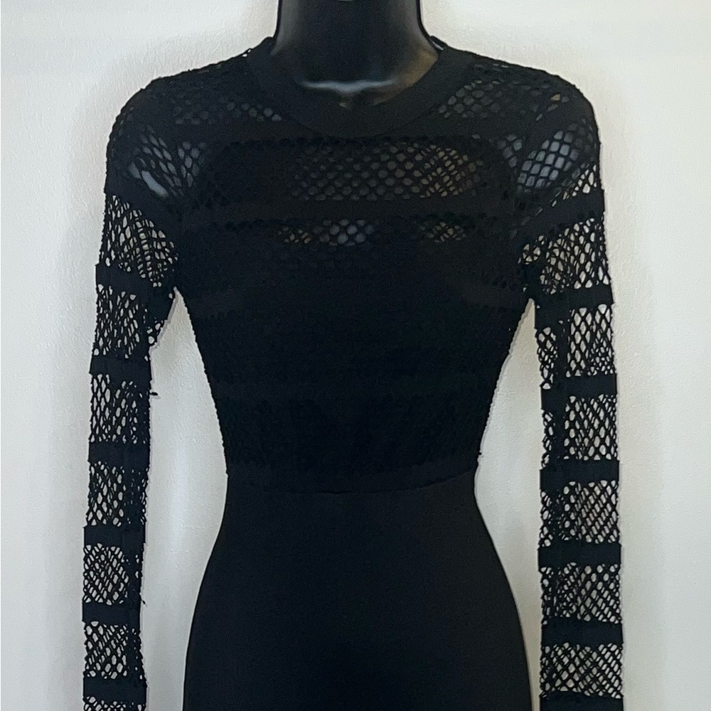 Fish Net Black Jumpsuit